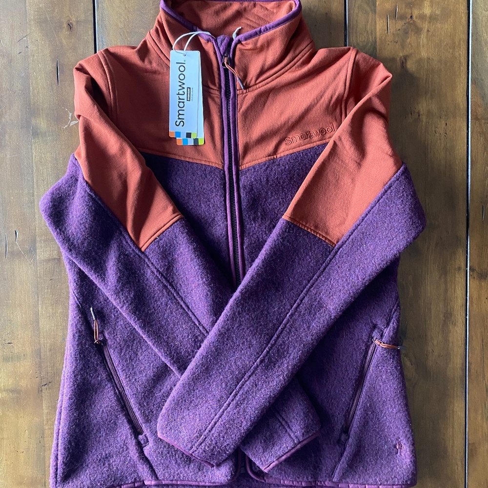 Women's Smartwool Full Zip Jacket Medium NWT